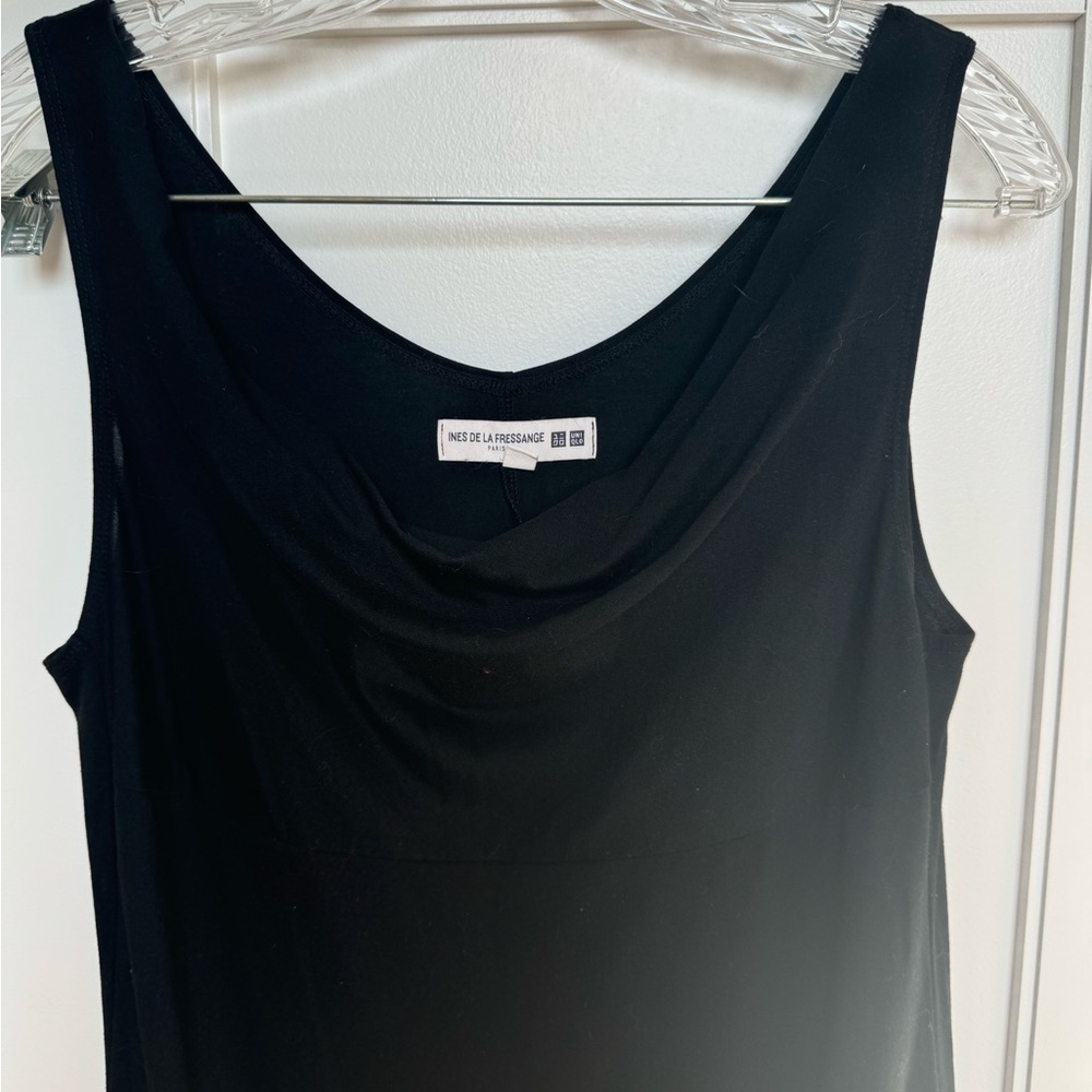 Uniqlo Black Ines de la Fressange long maxi dress